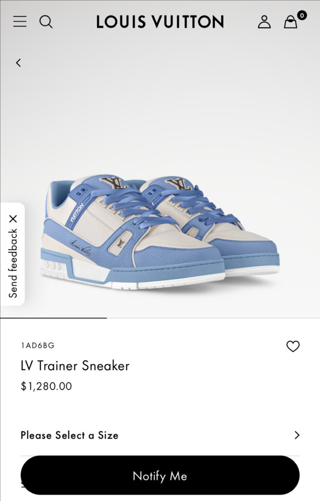 루이비통 트레이너 남자 스니커즈 새상품 급처해요. 이미지