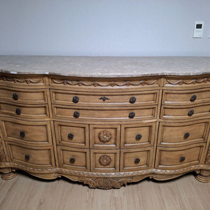 (정품) 에쉴리 노스쇼어 천연 대리석 가구 세트 (화장대/협탁/조명)