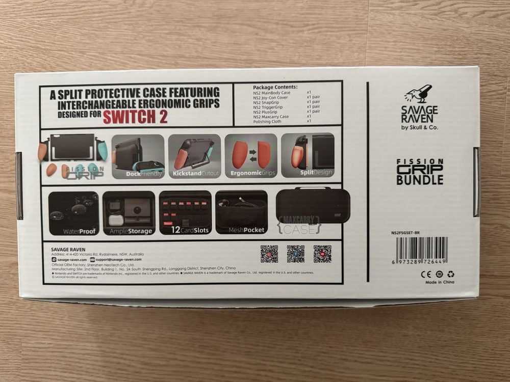 스컬앤코 스위치2 피션 그립 번들 케이스--1