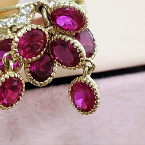 14k루비보석반지 13호 옐로우골드