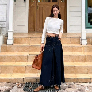 고걸 테리니트 아이보리 허리선기장 M사이즈 이미지