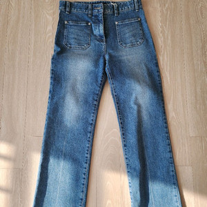 지컷 청바지 이미지