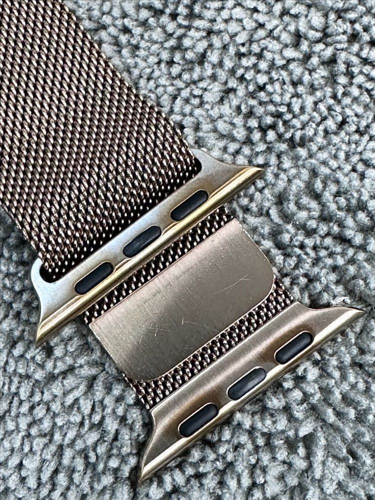 애플워치 정품 밀레니즈루프 골드 44mm--7