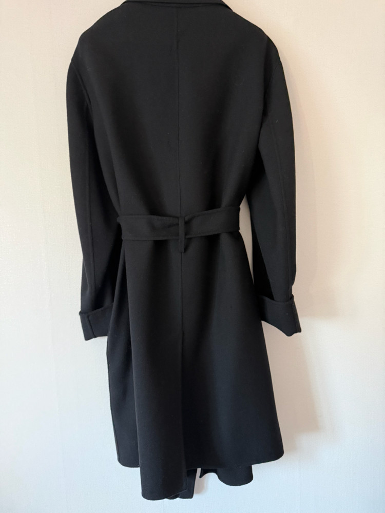 JOSEPH 블랙 울 혼방 코트 40사이즈--1
