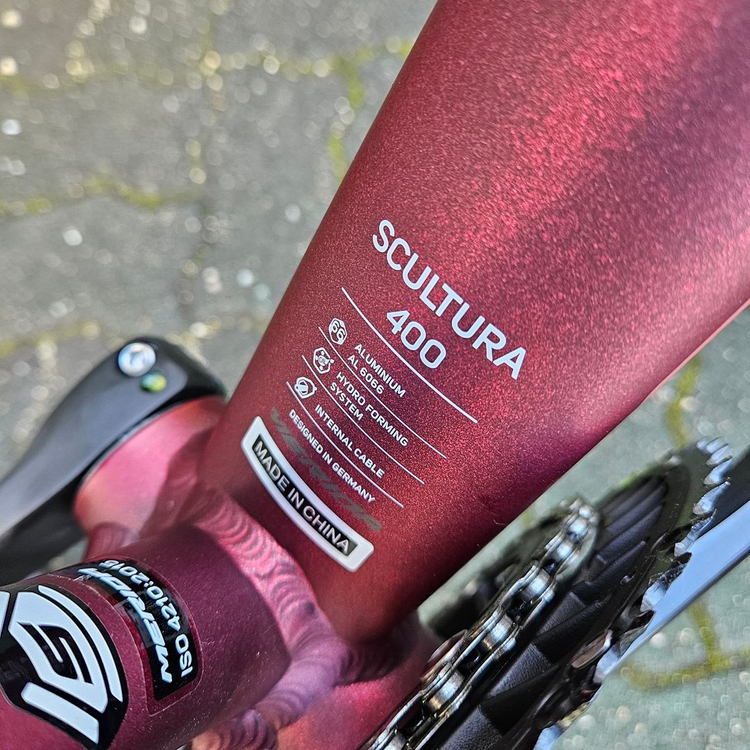 메리다자전거 로드자전거 스컬트라 림 400 버건디 색상--9