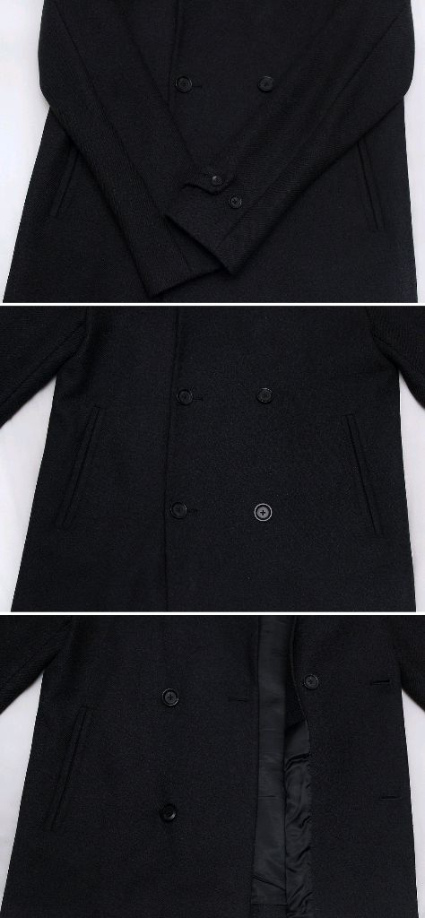 띠어리 (Theory) 버진울 캐시미어 더블 피코트 자켓 (100) 이미지