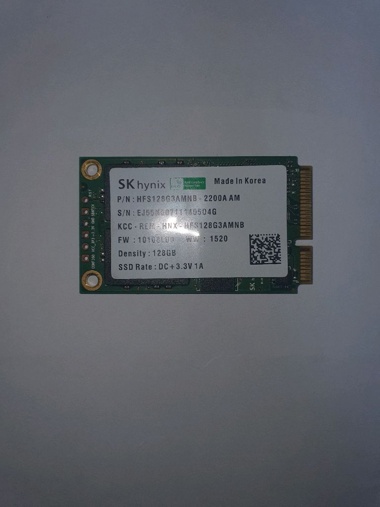 mSATA 128GB ssd팝니다. 저장장치--1