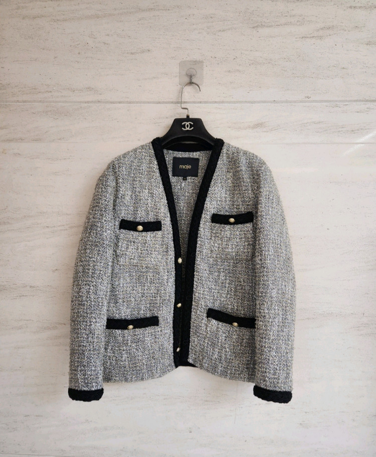 마쥬 트위드자켓 36사이즈--5