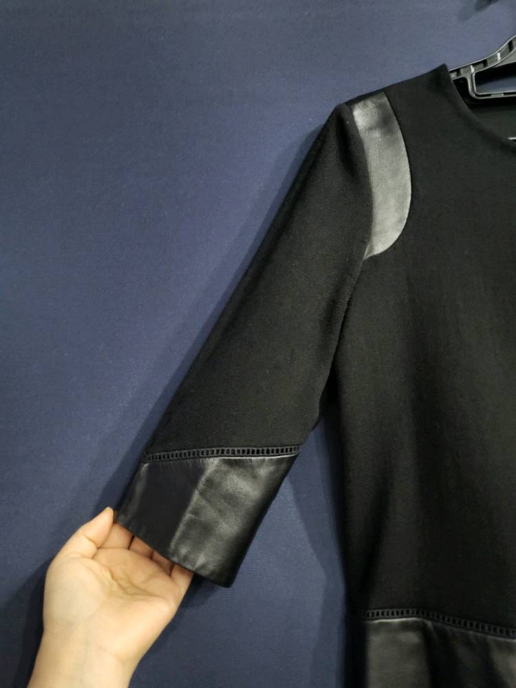 마쥬 양가죽 모 집업티--1