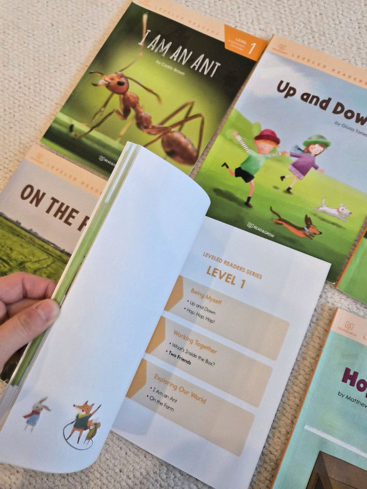 프랜시스 파커 교재 5세 레벨드리더 level1 6권--1