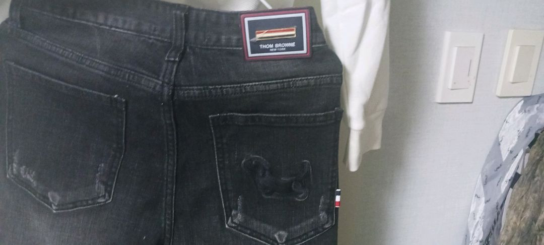 틈 브 라 운 데님 청바지--2