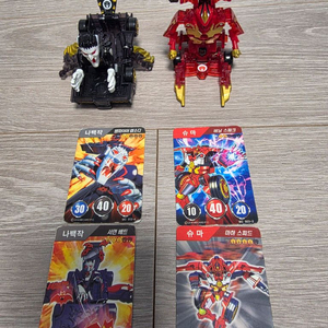 터닝메카드W Gold 버젼-나백작,슈마 + 메카드 4장