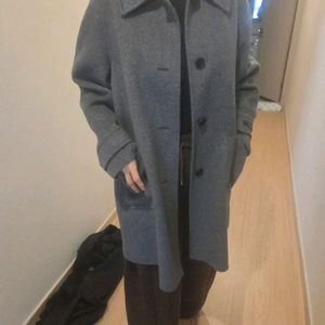 메르시앤에스 캐시미어코트.새상품 이미지