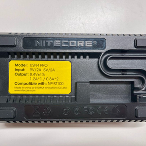 나이트코어 USN4-PRO 소니 FZ100 배터리 듀얼충전기