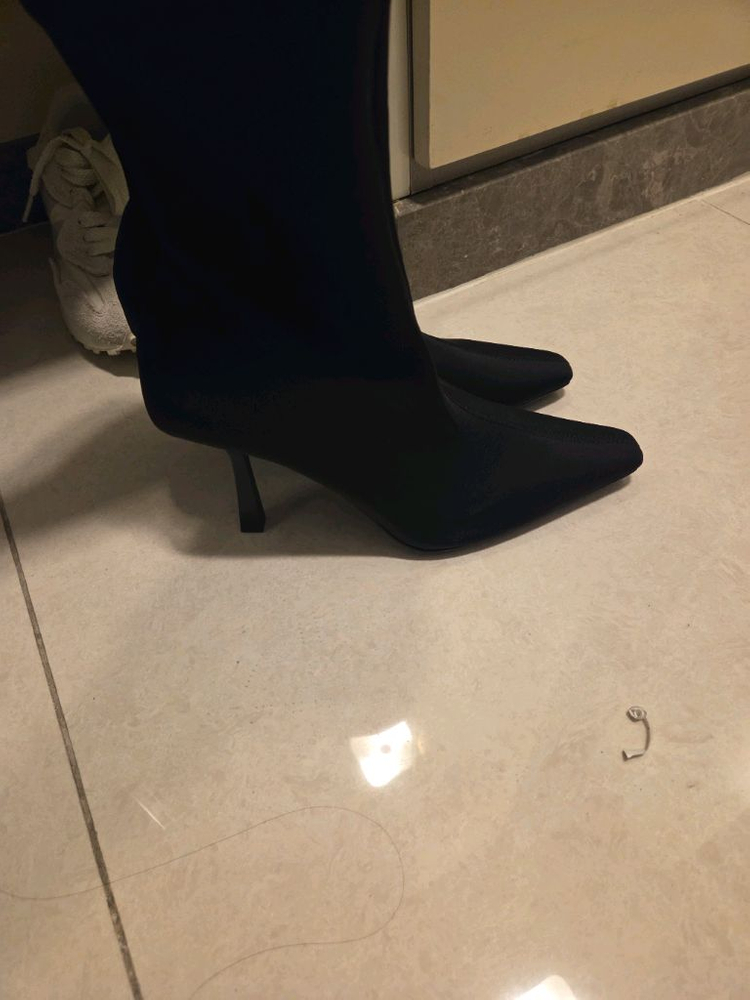 새상품,망고 스틸레토 앵클부츠 이미지