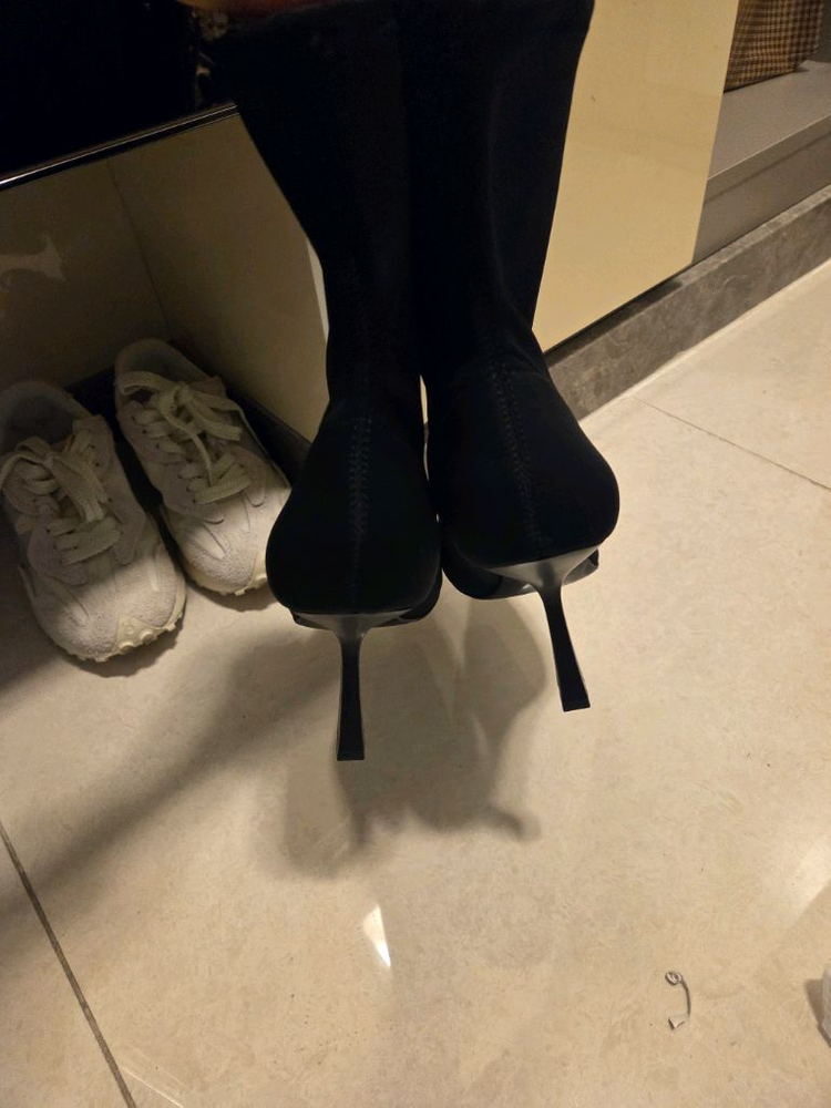 새상품,망고 스틸레토 앵클부츠 이미지