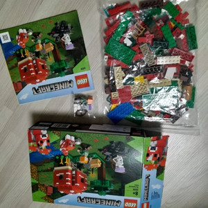 마인크래프트 레고 버섯집