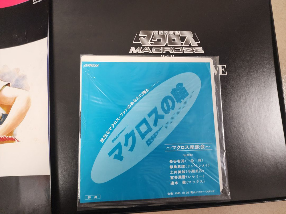 마크로스 시리즈 LP 바이닐 음반 모음 이미지