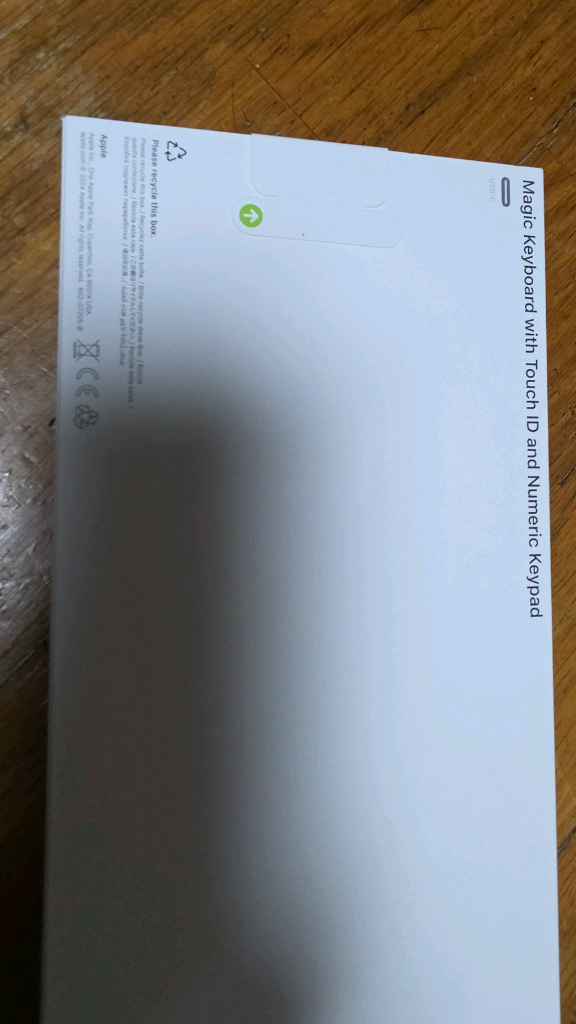 (미개봉) 매직키보드 터치아이디 한글 화이트 USB-C 이미지