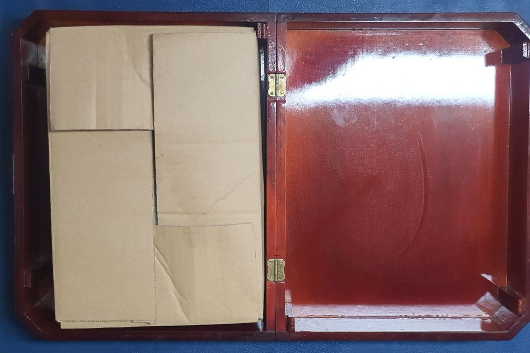 남원공예에서 제작된 무형문화재 노 동식 목기장 옻칠 제기 휴대용세트--1