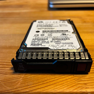 HP 1.2TB HDD (4개, 6만) SAS 2.5인치 10k 하드디스크