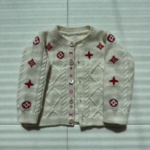 루이비통 아기용 캐시미어 가디건 3m