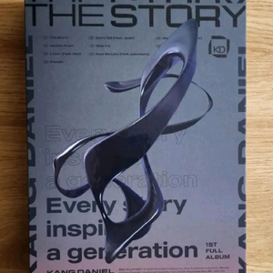 강다니엘 The story 비매 홍보용 싸인 싱글CD