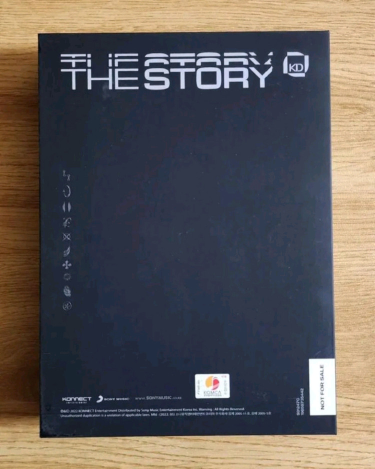 강다니엘 The story 비매 홍보용 싸인 싱글CD--1