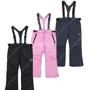 미착용 새제품 뉴발란스 키즈 스키 패딩 바지, 썰매바지, 겨울패딩바지