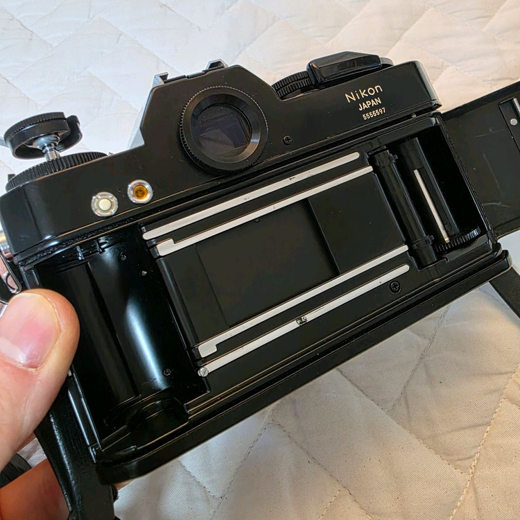 니콘 NIKON NIKOMAT EL 바디 50mm f/1.4 AI 렌즈 필름 카메라 분양--2