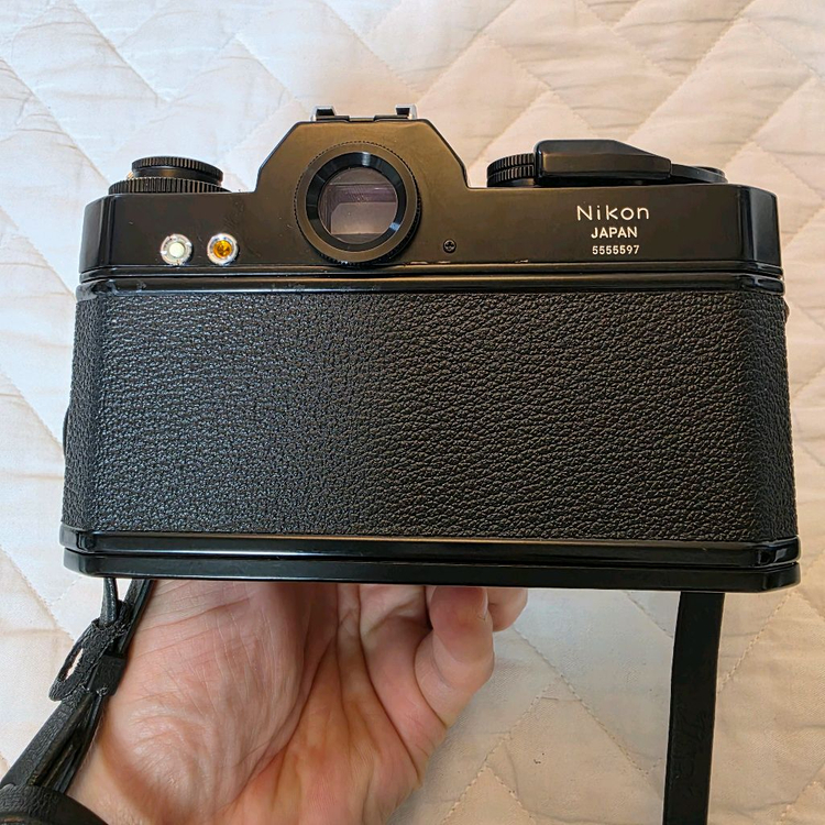 니콘 NIKON NIKOMAT EL 바디 50mm f/1.4 AI 렌즈 필름 카메라 분양--6