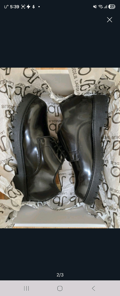 7cm 키높이 더비슈즈 265~270사이즈--1