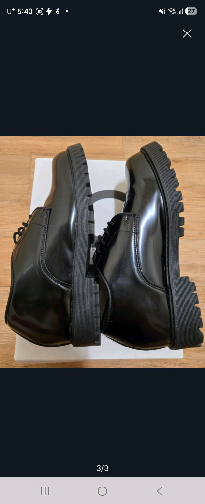 7cm 키높이 더비슈즈 265~270사이즈--2