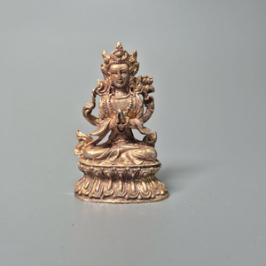 금동 관음보살 좌상 불상 골동품 고미술품 수집품 불교 관음