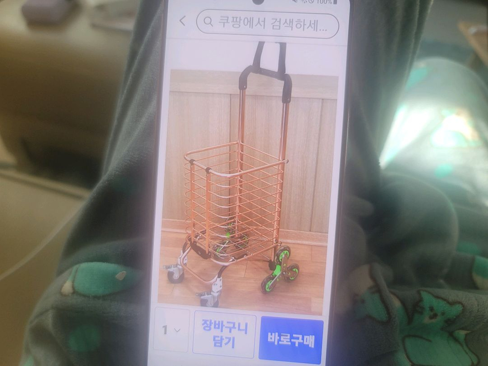 접이식 쇼핑카트 이미지