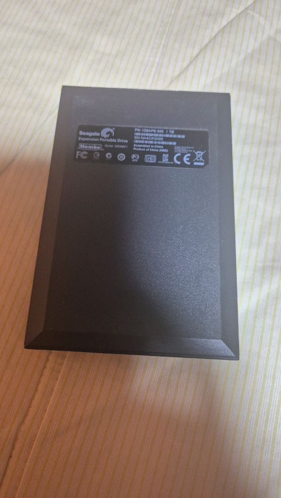 Seagate Expansion Portable Drive 1TB 외장하드 이미지