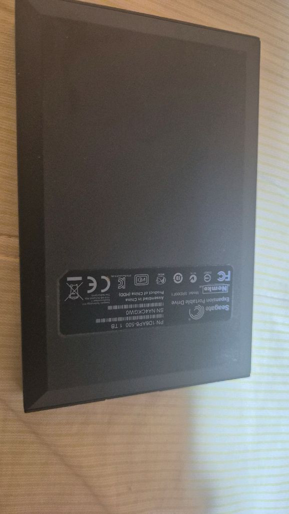 Seagate Expansion Portable Drive 1TB 외장하드 이미지