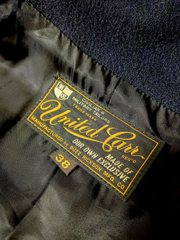 40s 미해군 10버튼 피코트 버즈릭슨 유나이티드카 이미지