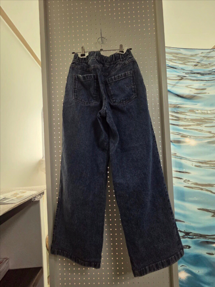 한섬 24fw 마인 mine 핀턱 와이드 데님 44-55--5