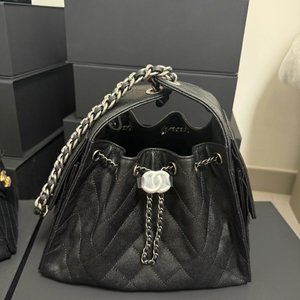 샤넬 25백 블랙 은장 스몰