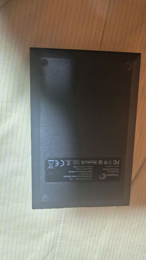 Seagate Expansion Portable Drive 1TB 외장하드입니다 이미지
