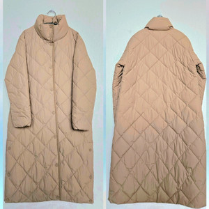 퀼팅누빔롱패딩85