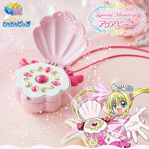 피치피치핏치 루치아 진주 목걸이 스페셜 메모라이즈 반다이 복각판 팬던트 아쿠아핏치 펜던트 팬턴트 펜턴트