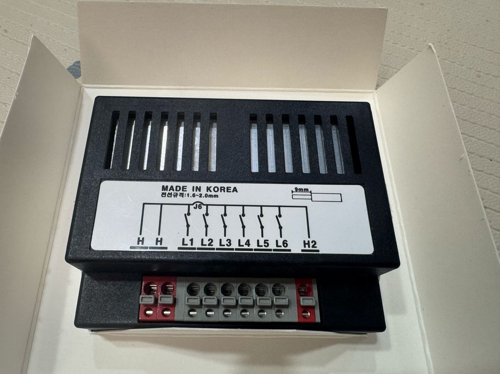 시하스 스마트 전등 스위치(Wi-Fi, 중성선X, 6구, 퓨어화이트) 이미지
