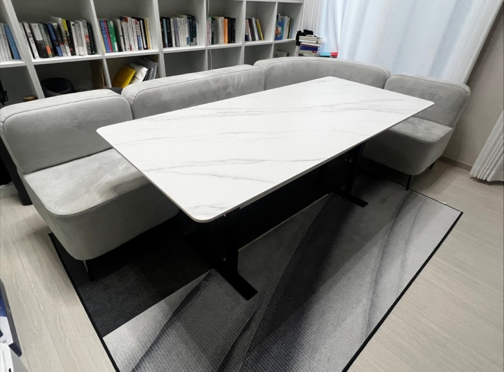 잉글랜더 오딘 통세라믹 6인용 식탁세트 (소파 풀세트, 전국용달무료) 이미지