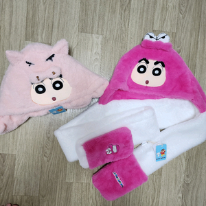 (새상품) 짱구 올인원 목도리