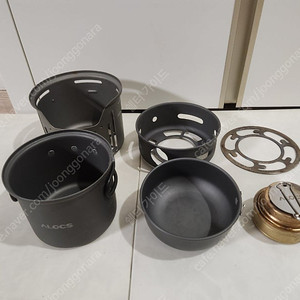 ALOCS 백패킹코펠 일체형 휘발유버너 리액터 1-2인용