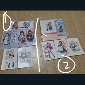 이세계아이돌 두찜 달력 키링 스텔라이브 스티커 타로카드 갤럭시 스토어 이미지