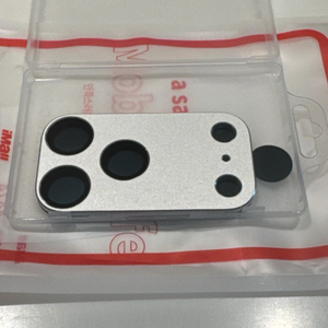 아이폰 17 프로 카메라 보호 메탈 커버 - 실버