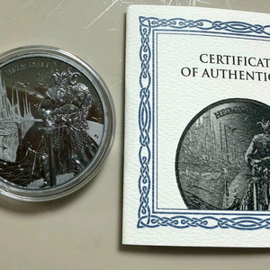 게르마니아민트 해임달 블랙프루프 1온스 은화